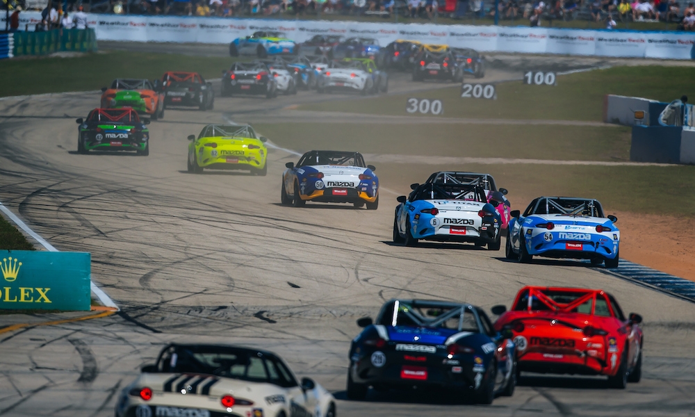 Mazda MX-5 Cup car number 300 reports for duty