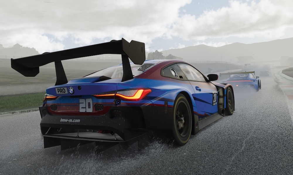 Rain finally arrives in iRacing